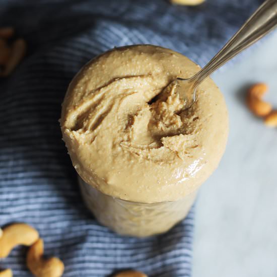 Homemade Vanilla Cashew Butter - Recipe photo by ambitiouskitchen