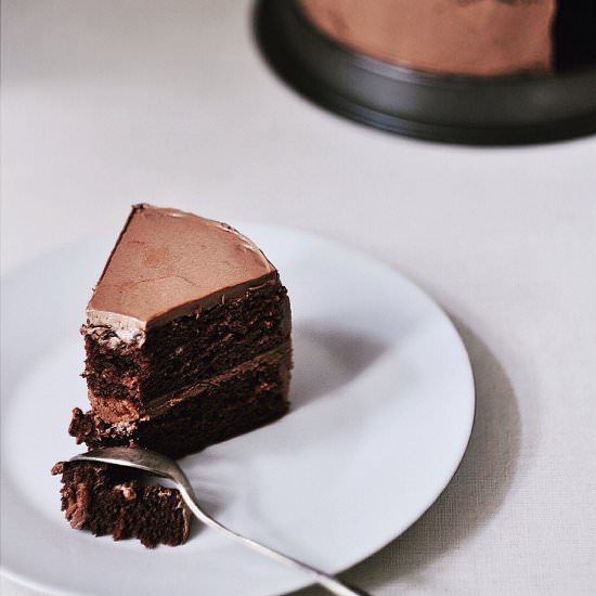 Simple Chocolate Cake - Recipe photo by alinascookbook