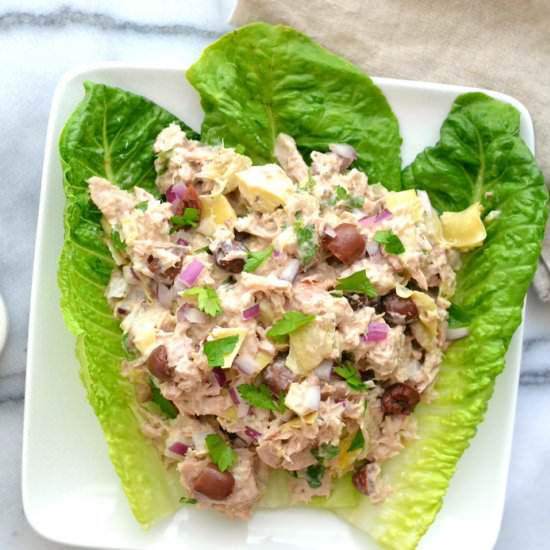Mediterranean Tuna Salad - Recipe photo by loveandfoodforeva