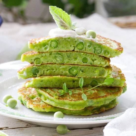 Green Pea Pancakes - Recipe photo by every cake you bake