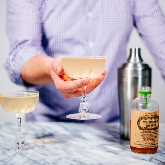 El Guapo Gimlet - Recipe photo by thetasteSF