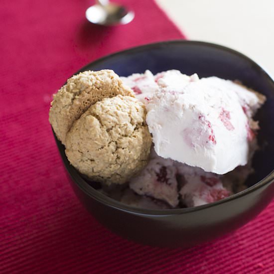 Quick & Easy Strawberry Ice Cream - Recipe photo by FoodForNet