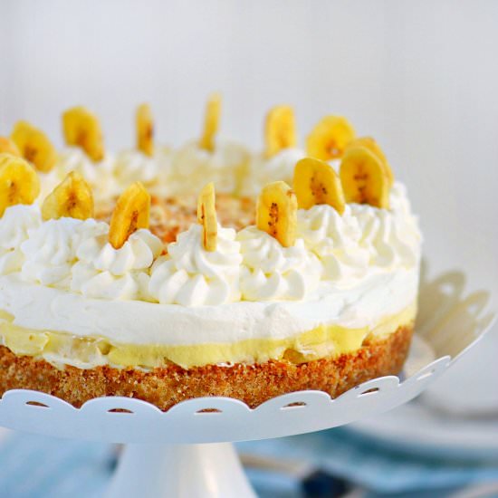 Banana Cream Pudding Cheesecake - Recipe photo by MomOnTimeout