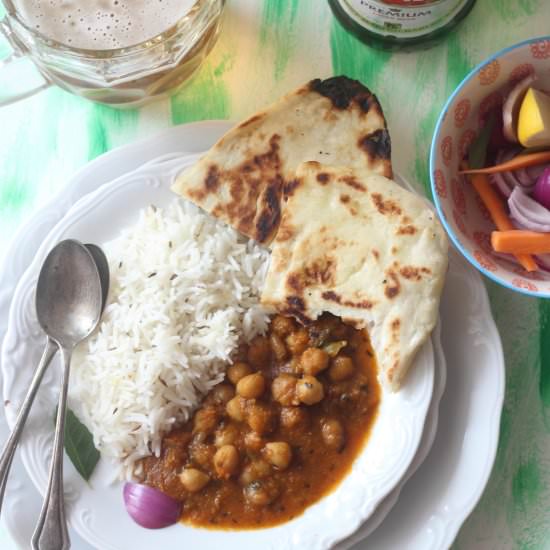 10 Minutes Chickpea Curry - Recipe photo by Shweta_mt