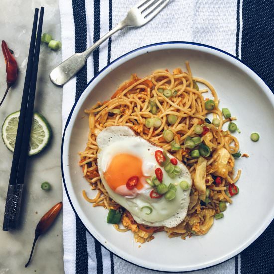 Vegetarian Nasi Goreng Noodles - Recipe photo by thehealthyhunter