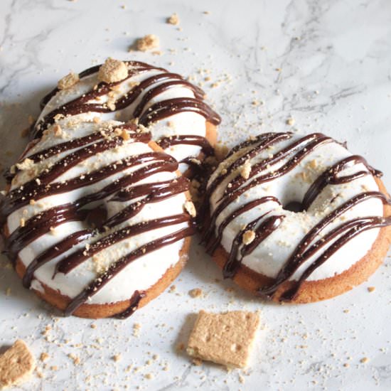 S'mores Doughnuts - Recipe photo by In the Kitchen with Stacey