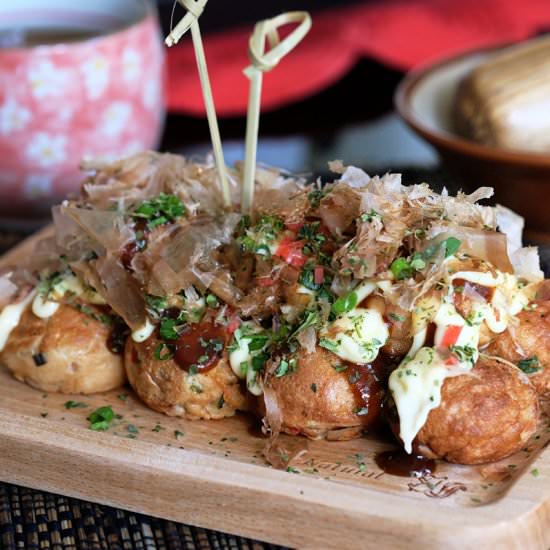 Takoyaki - Recipe photo by BearNakedFood