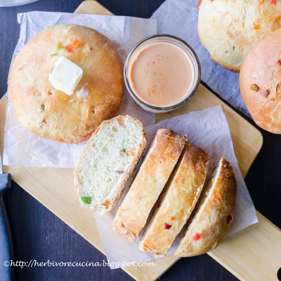 Eggless Tutti Frutti Buns|Bun Maska - Recipe photo by Herbivore Cucina