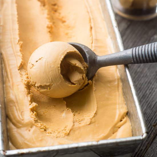 No Churn Dulce de Leche Ice Cream - Recipe photo by theviewfromgreatisland