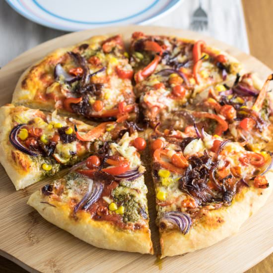 Homemade Frozen Pizza - Recipe photo by JoJoNookAndCranny