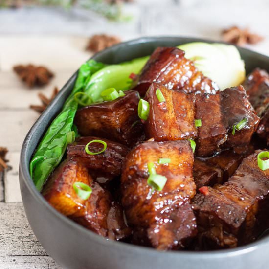 Braised Pork Belly - Recipe photo by cookingwithlei