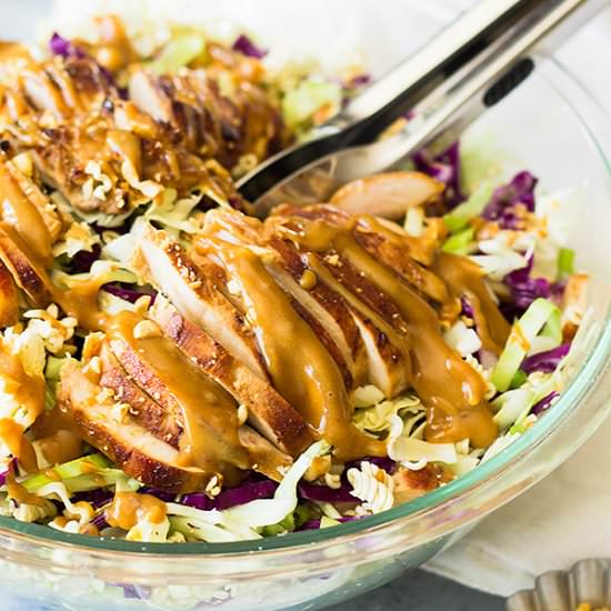 Asian Chicken Salad - Recipe photo by countryside cravings