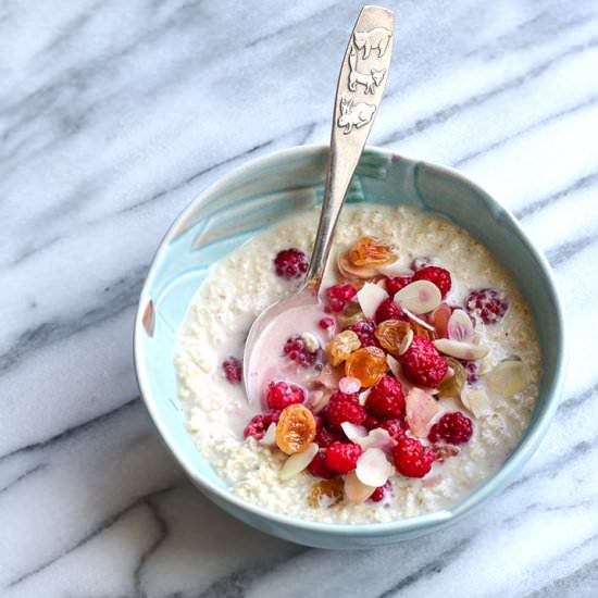 Saffron and Vanilla Raspberries - Recipe photo by Maikki @ Maikin mokomin
