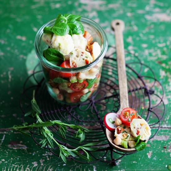 Pretzel Salad with Cheese Dumplings - Recipe photo by sabrinasue