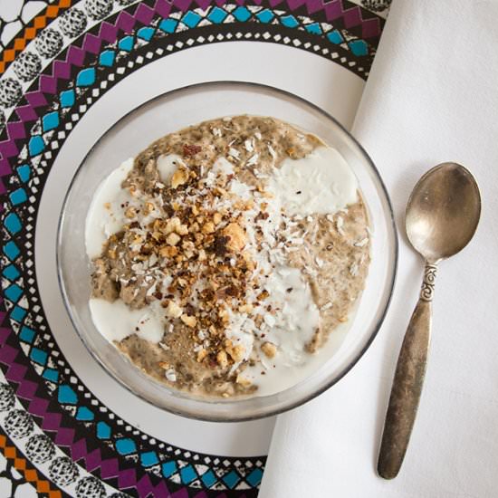 Coffee Chia Breakfast Pudding - Recipe photo by Sugar Free Londoner