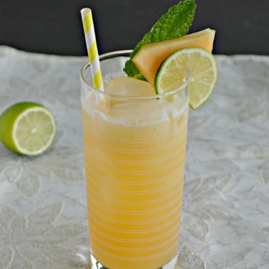 Cantaloupe Agua Fresca - Recipe photo by Hezzi-D