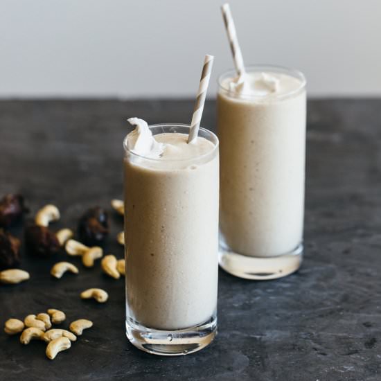 Cashew Date Shake - Recipe photo by Downshiftology