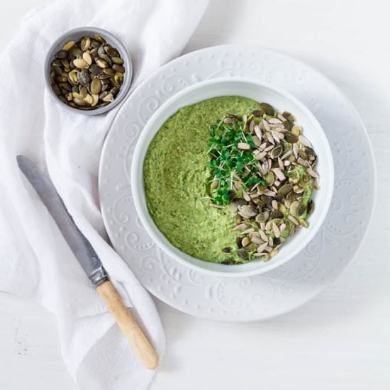 Arugula Hummus - Recipe photo by recipesfromapantry