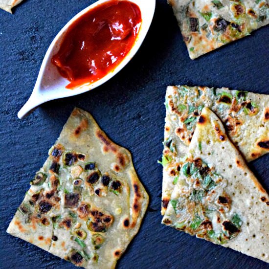 Chinese Scallion Pancakes - Recipe photo by Cookilicious
