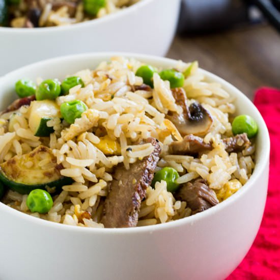 Leftover Steak Fried Rice - Recipe photo by Shineshka