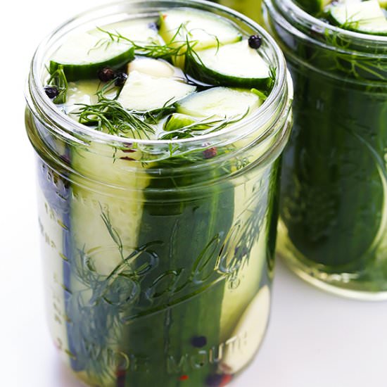 Easy Refrigerator Pickles - Recipe photo by gimme some oven