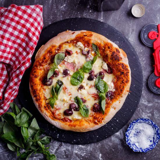 Cheat's deep dish pizza - Recipe photo by Simply Delicious