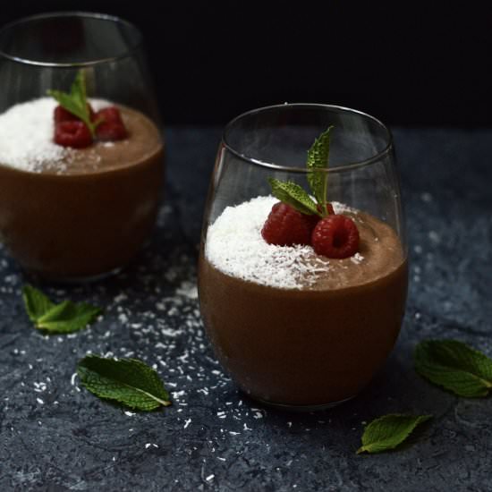 Chocolate Mint Smoothies - Recipe photo by Pure and Simple Nourishment