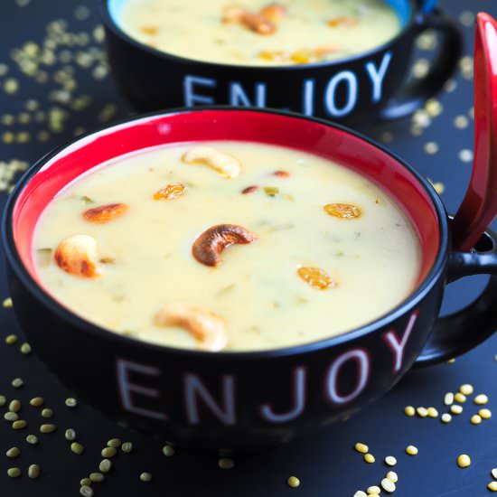 Cucumber Moong Dal Kheer - Recipe photo by Shubhasrecipes