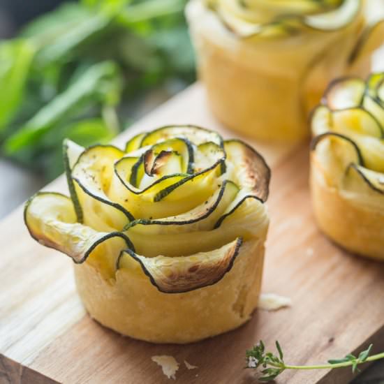 Zucchini "flowers" - Recipe photo by Cuisine Addict