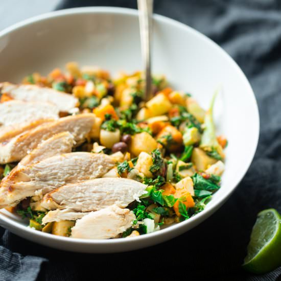 3 Ingredient Honey Lime Chicken - Recipe photo by foodfaithfitness