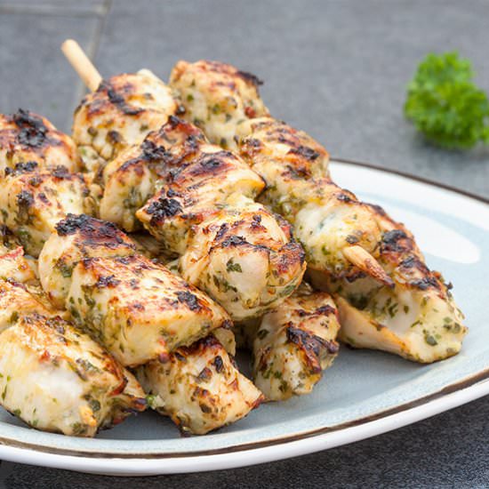 Chimichurri bbq chicken - Recipe photo by ohmydish