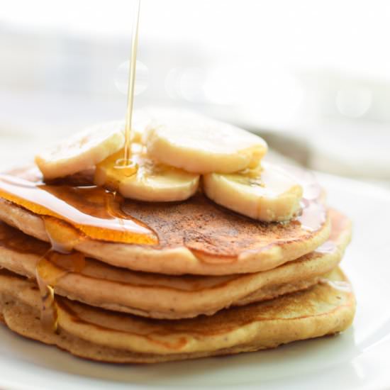 Banana Protein Pancakes - Recipe photo by projectmealplan