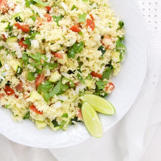 Cilantro-Lime Tabbouleh - Recipe photo by The FoodOlic