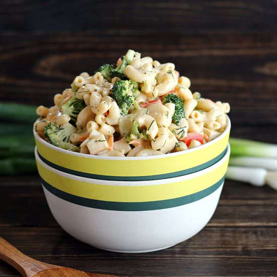 Classic Vegan Macaroni Salad - Recipe photo by ilovevegan