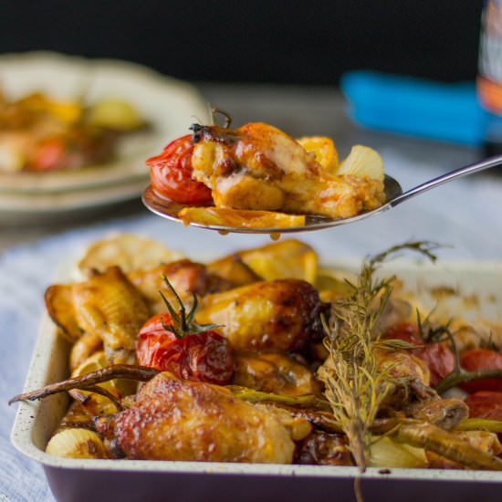 Sweet Oven Baked Chicken Wings - Recipe photo by rollingspoons
