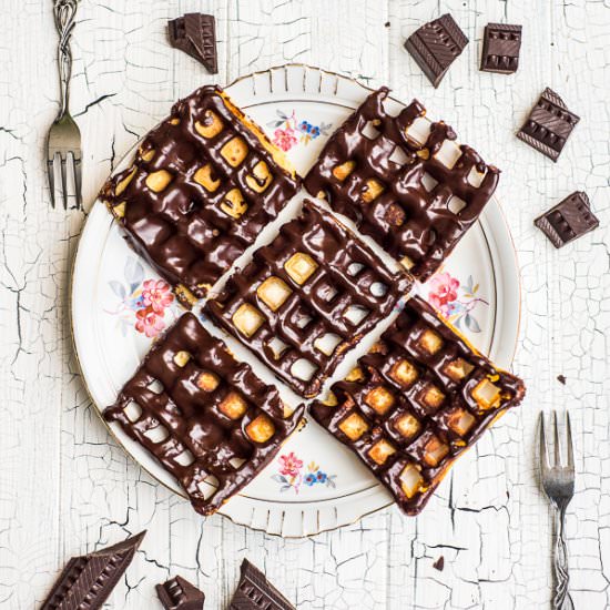 Chocolate Glazed Waffles - Recipe photo by denisav