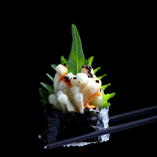 Crispy Enoki Roll - Recipe photo by olivesfordinner