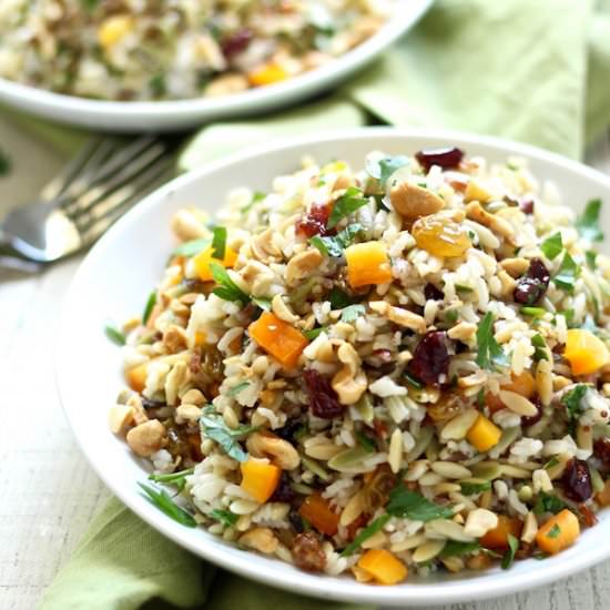 Orzo & Wild Rice Salad - Recipe photo by bessiebakes