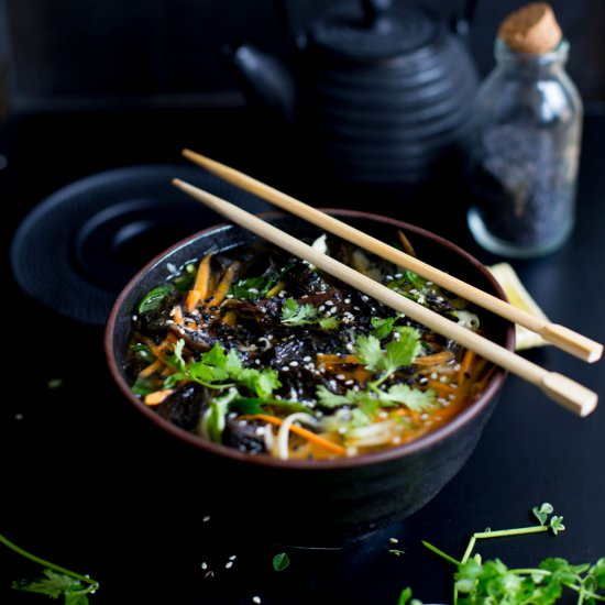 Miso Ramen No Carb Soup - Recipe photo by a lemon tree cafe