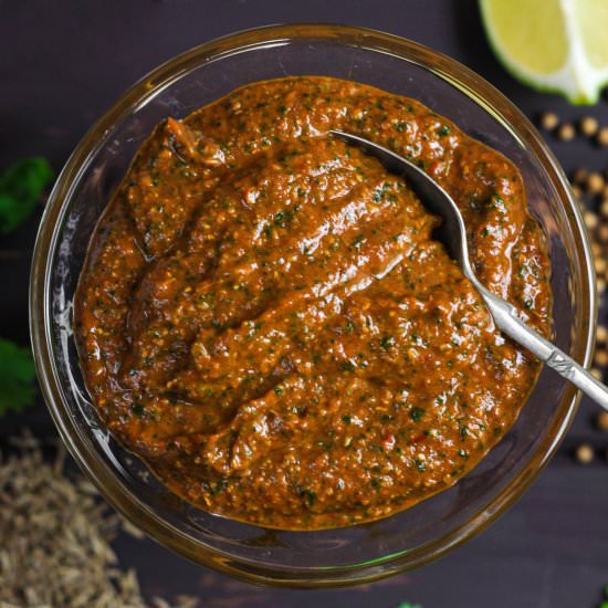 Smoky Fajita Seasoning Paste - Recipe photo by fromthelarder