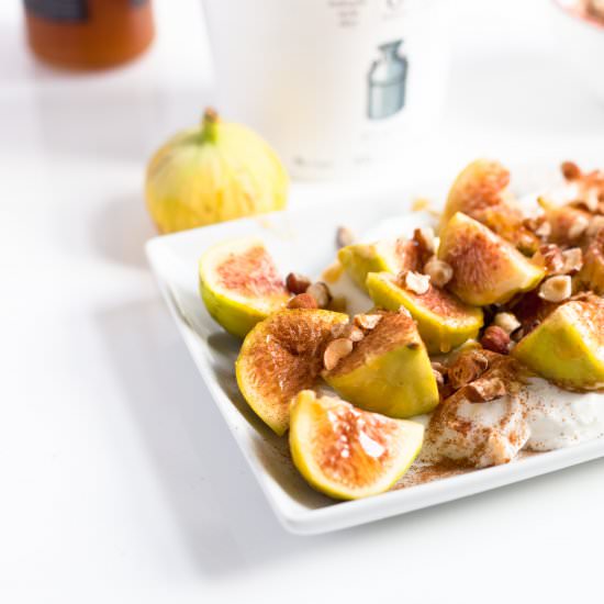 Manuka Honey and Fig Breakfast - Recipe photo by Healthfully Ever After