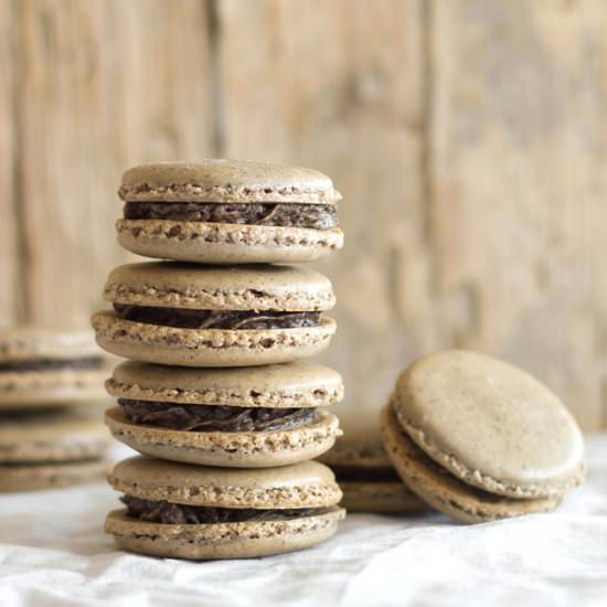 Oreo French Macarons - Recipe photo by kiwicook
