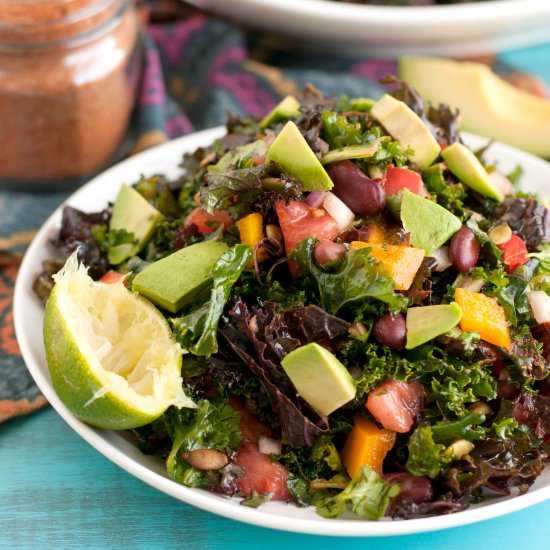 Kale Salad - Recipe photo by The.Organic.Dietitian