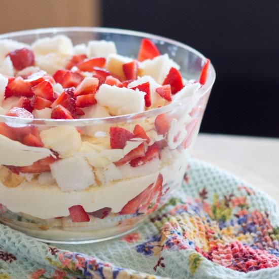 Strawberry Trifle - Recipe photo by thefamilypalate