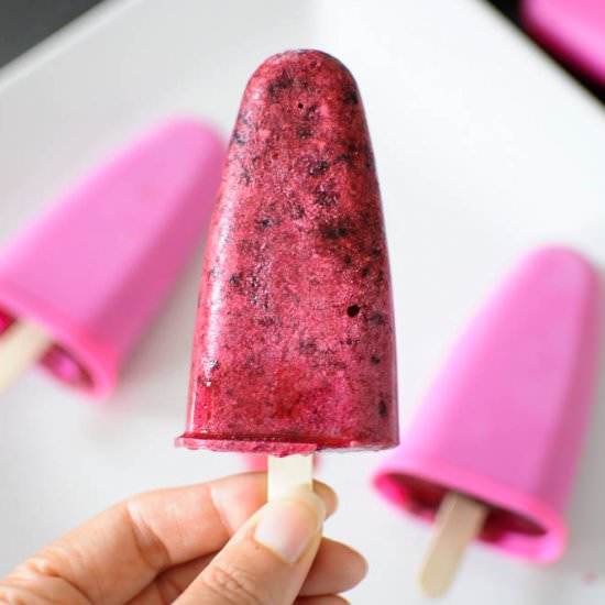 Berry Creamsicles - Recipe photo by teaspoonliving