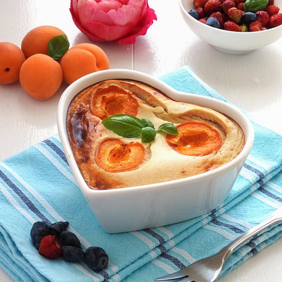 Mini Banana Cheesecake with Apricot - Recipe photo by IvloonGoddess