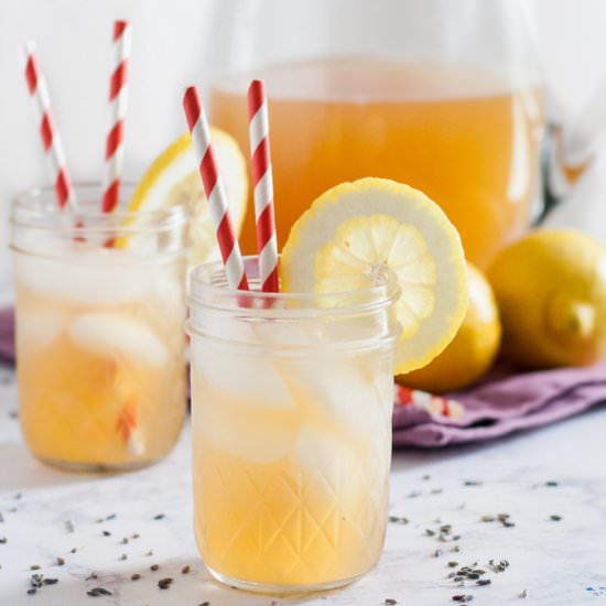 Raw Honey Lavender Lemonade - Recipe photo by GoodieGodmother