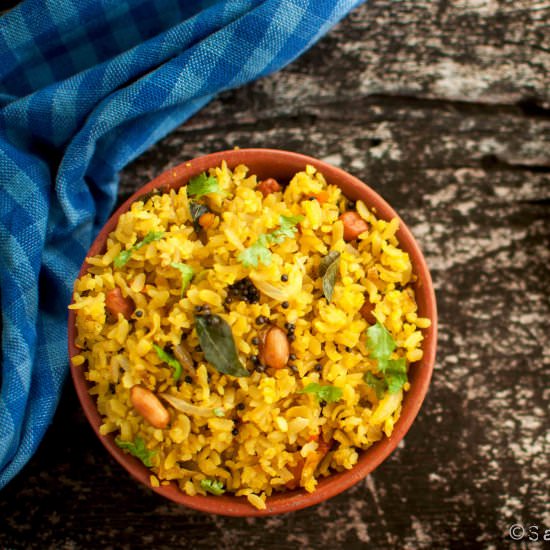 Poha - Recipe photo by MyCookingCanvas
