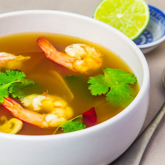 Hot and Sour Shrimp Soup - Recipe photo by Words with Food