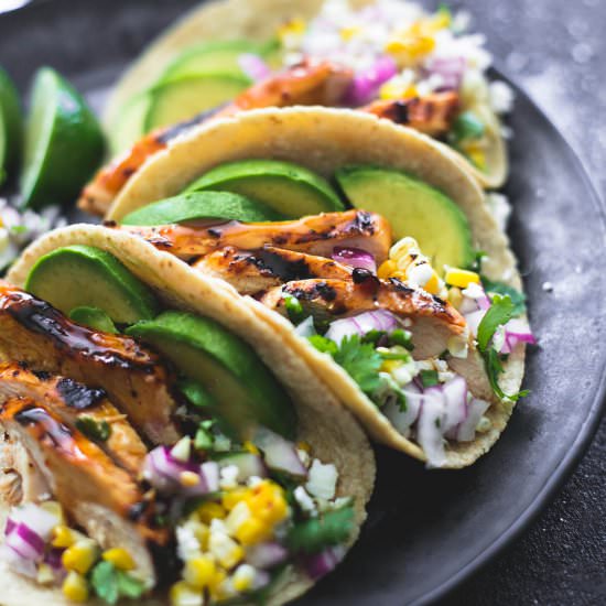 Best Grilled Chicken Taco Marinade - Recipe photo by CremedelaCrumb